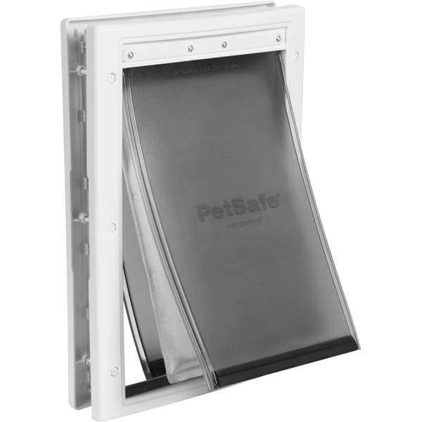 PetSafe - Porte pour Animaux de Compagnie pour Conditions Climatiques Extrêmes - Triple Volet, Économie d'Énergie, Cadre Personnalisable - Moyen — PetSafe, noté 4.4/5