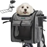 Panier de Vélo Avant pour Chiens Chats jusqu'à 10KG avec L Support Robuste Φ55mm, Sac à Dos Animaux de Compagnie, Fermeture Éclair SBS, Fenêtres en Maille Respirantes, Coussin Imperméable — DAISTERN, noté 4.2/5