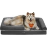 Feandrea Panier pour Chien Grande Taille XXXL Orthopédique, Canapé, Lit pour Chien Déhoussable Lavable, Rembourrage Moelleux, Bords Rehaussés, 120 x 85 x 18 cm, Antidérapant, Gris Foncé PGW078G01V1 — Feandrea, noté 4.5/5