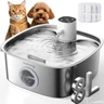 FEELNEEDY 8L Fontaine a Eau Chat sans Fil avec 3 Filtres, Batterie 5000mAh | Fontaine à Eau Chien avec Radar Detecteur de Mouvement, Lavable au Lave-Vaisselle — FEELNEEDY, noté 4.2/5