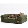 FUKUMARU Panier Chiens Chats, Coussin Chien Dehoussable et Lavable, Canapé Antidérapant pour Petits Chiens et Chat, 72 x 52 x 22 cm, Vert — FUKUMARU, noté 4.5/5