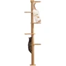 FUKUMARU Arbres à Chat 205,7 cm, 5 Étages du Sol au Plafond, Griffoir Mural pour Chat, Étagères Murales pour Chat, pour Grimper, Gratter, Observer et Jouer — FUKUMARU, noté 4.5/5