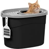 Iris Ohyama, Maison de Toilette pour Chat avec Pelle, Max. 7 kg, Noir, Ouverture en Haut, Bac a Litiere avec Couvercle, Amovible, pour Chaton, Grande Capacité, sans BPA, Nettoyage Facile, TECL-20 — Iris Ohyama, noté 4.6/5
