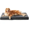 JOEJOY Panier Chien Grande Taille Orthopedique XXL, Coussin Chien Lavable en Machine, Tissu Peluche Doux, Base antidérapante, Tapist Chien Matelas Lit Anti-Stress, 119x74x10cm, Gris — JOEJOY, noté 4.5/5