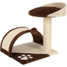 lionto Arbre à Chat Petit avec Balle en Peluche & Arche à griffer, Hauteur 43 cm, Couchage Doux & Stable, Corde en sisal pour Griffes, pour Chats Petits & Grands, Confortable & Compact, Marron/Beige — lionto, noté 4.2/5