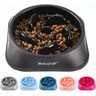 MateeyLife Gamelle Anti Glouton pour Chien - Bol Puzzle Gamelle Anti Glouton Chien Moyen Antidérapant Interactif pour Ralentir l'Alimentation(Noir 20 cm) — MateeyLife, noté 4.6/5
