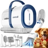 oneisall Tondeuse pour chien avec aspirateur et la Brosse | Aspirateur Poils, 12000Pa super puissance d'aspiration, aspire 99,99% de poils d'animaux, 7 Accessoires de Soins, 1,5L — oneisall, noté 4.6/5