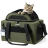 Pecute Sac de Transport Chien Chat Extensible Pliable, Vert Armée | Extension Supérieure • Cadre Indéformable • Homologué Avion Cabine • Pour Chats & Chiens — Pecute, noté 4.7/5