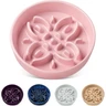 vancasso Gamelle anti glouton chien et chat Gamelle céramique alimentation lente avec design en forme de pétales Antidérapant, stable, facile à nettoyer Adaptée aux petits,moyens et grands chiens Rose — vancasso, noté 4.7/5