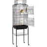 Yaheetech Cage Oiseau sur Pied Voliere Oiseaux Intérieur Decorative 46 x 35 x 162,5 cm Toit Ouvert pour Perruche Calopsitte Canari avec Support Détachable — Yaheetech, noté 4.4/5