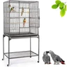 Yaheetech Cage à Oiseaux avec Porte et Support pour Extérieur Intérieur 80 x 47 x 160 cm — Yaheetech, noté 4.7/5